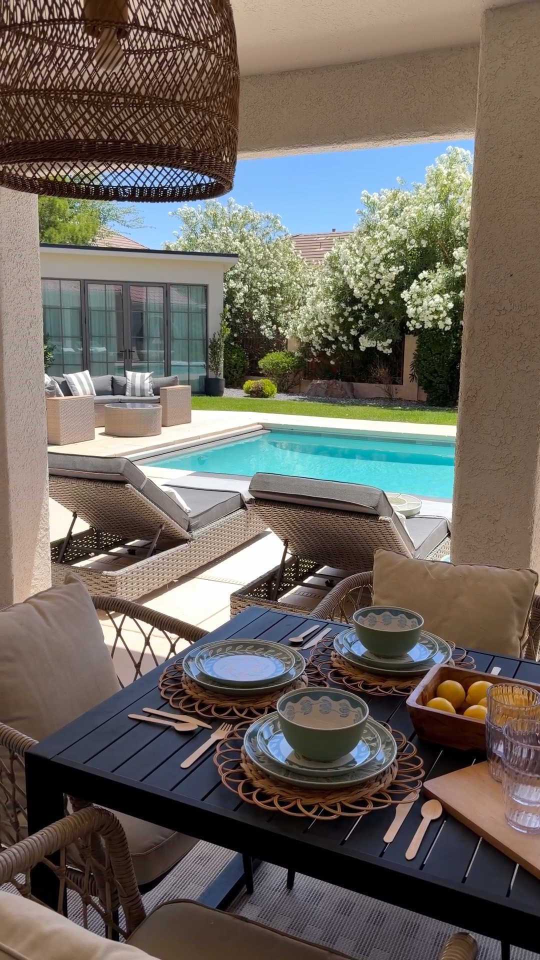 Walmart finds for the backyard!! Just posted a YouTube video tour of this space on the Design Loves Detail channel. Wishing you the best weekend!! 

#backyard #summerhosting #bbq #outdoorliving #patiofurniture

#LTKdayinmylife #LTKHome #LTKSaleAlert