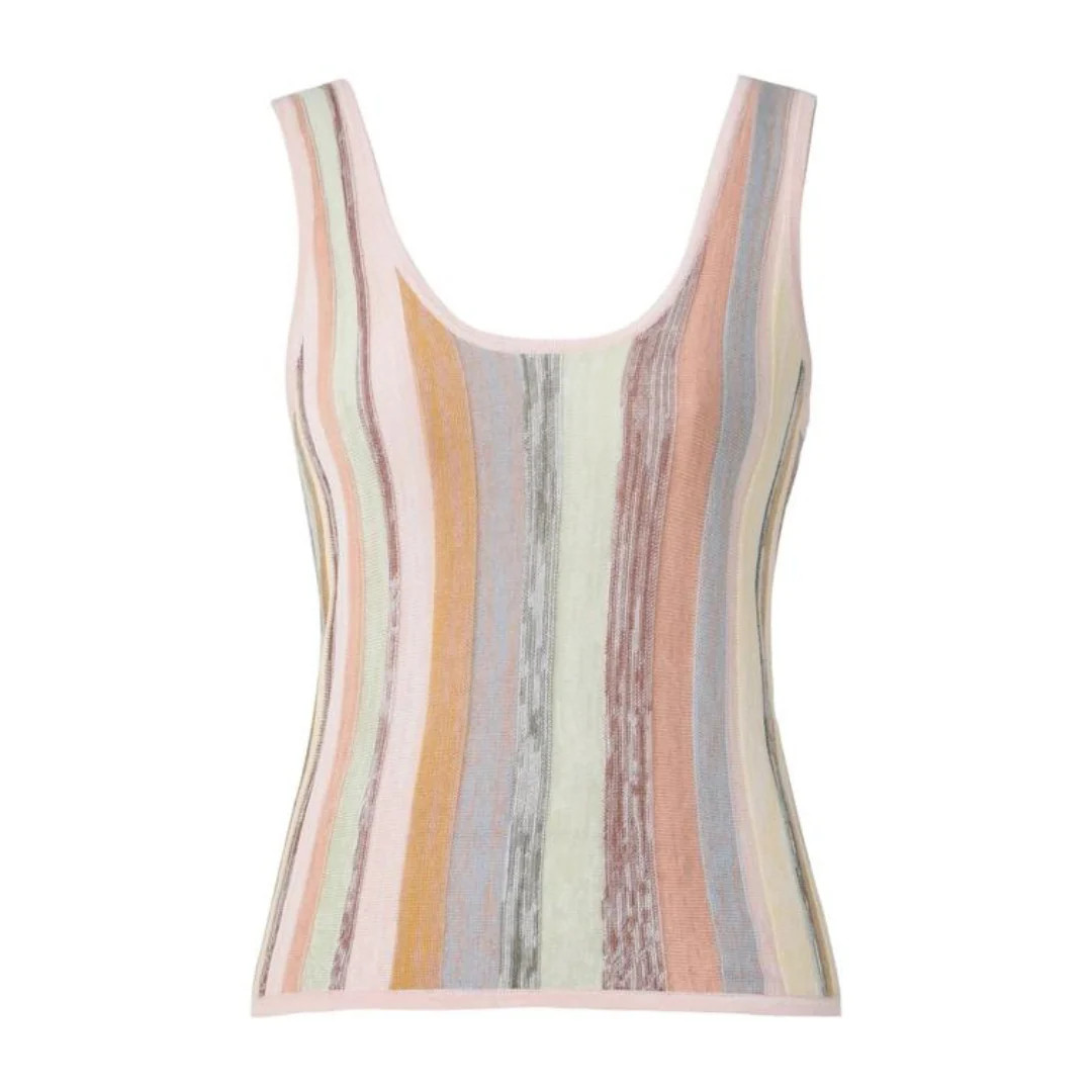 Natura Mouline Tank, Multi | The Avenue