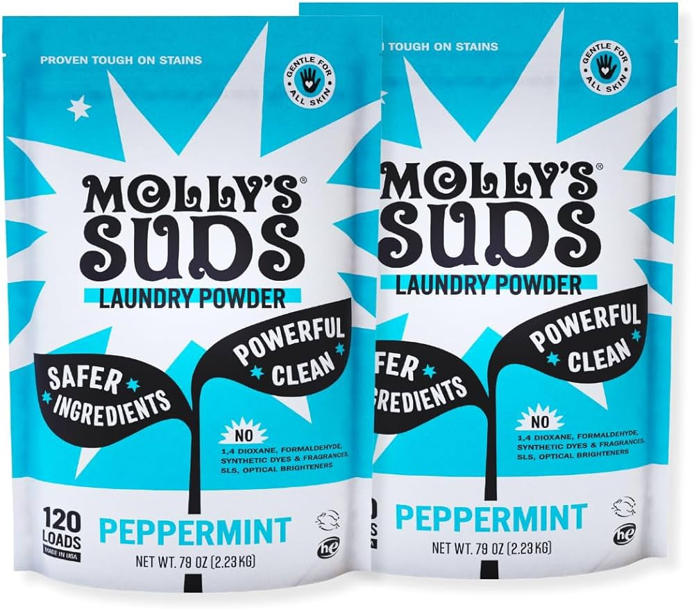 Molly's Suds Original Laundry Detergent Powder | Clean Laundry Detergent Powder for Sensitive Ski... | Amazon (US)