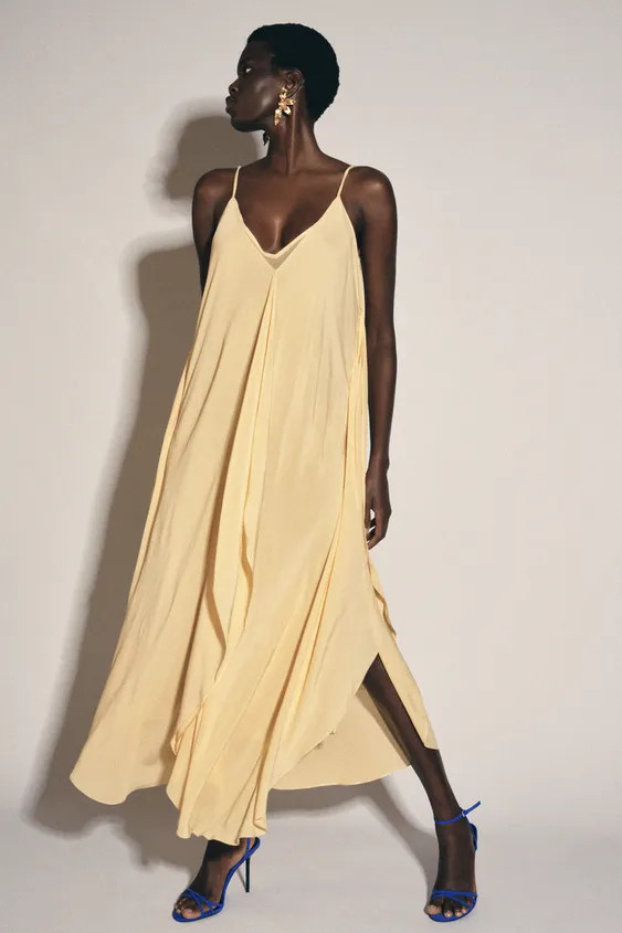 ZW COLLECTION LIMITED EDITION FLOWY RUFFLED DRESS | Zara US