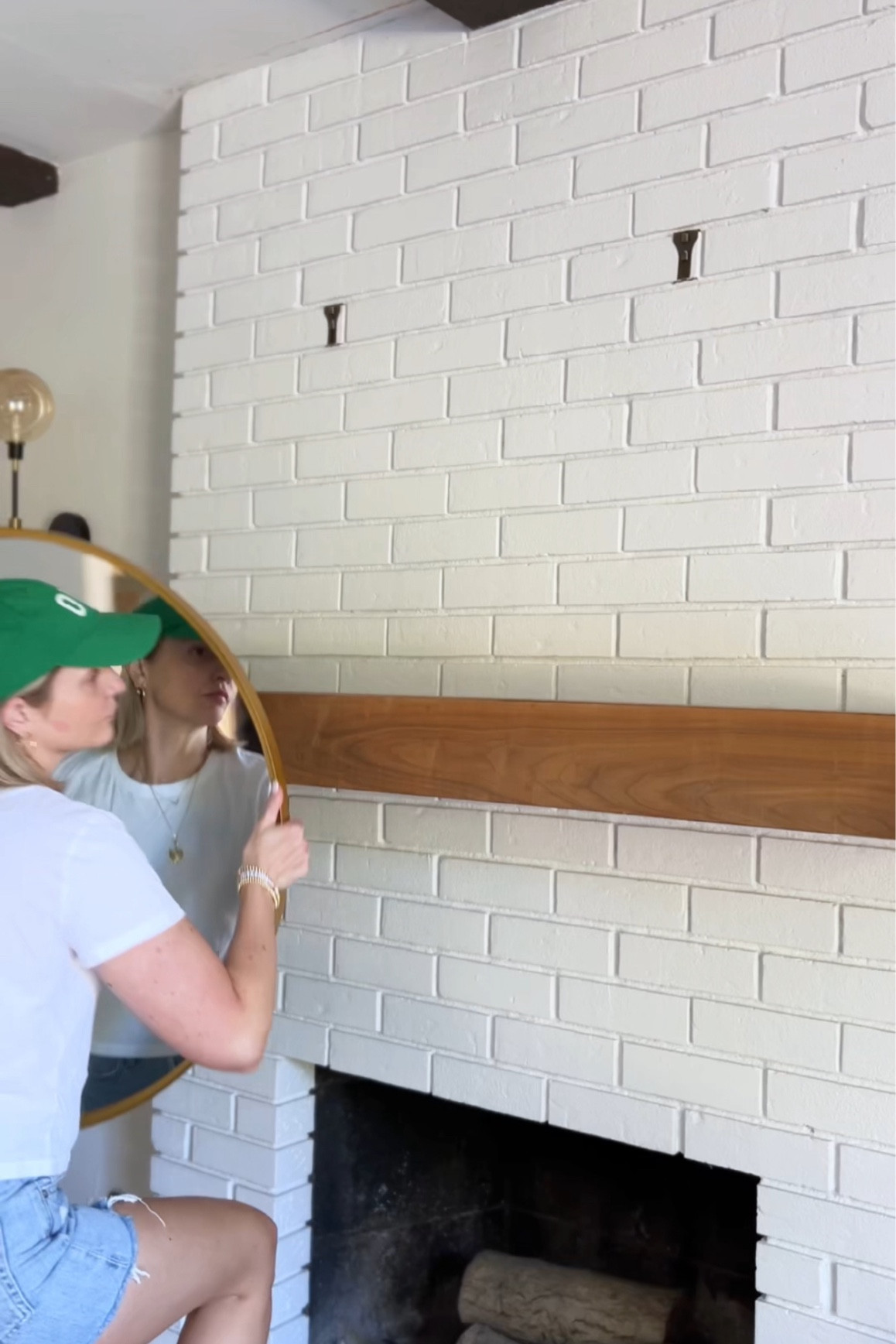 Hanging on a brick wall hack

#LTKStyleTip #LTKHome #LTKFindsUnder50