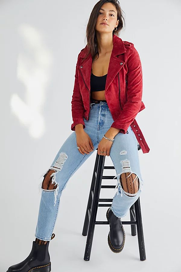 Suede Moto Jacket by Blank NYC at Free People, Stolen Kiss, L | Free People (Global - UK&FR Excluded)