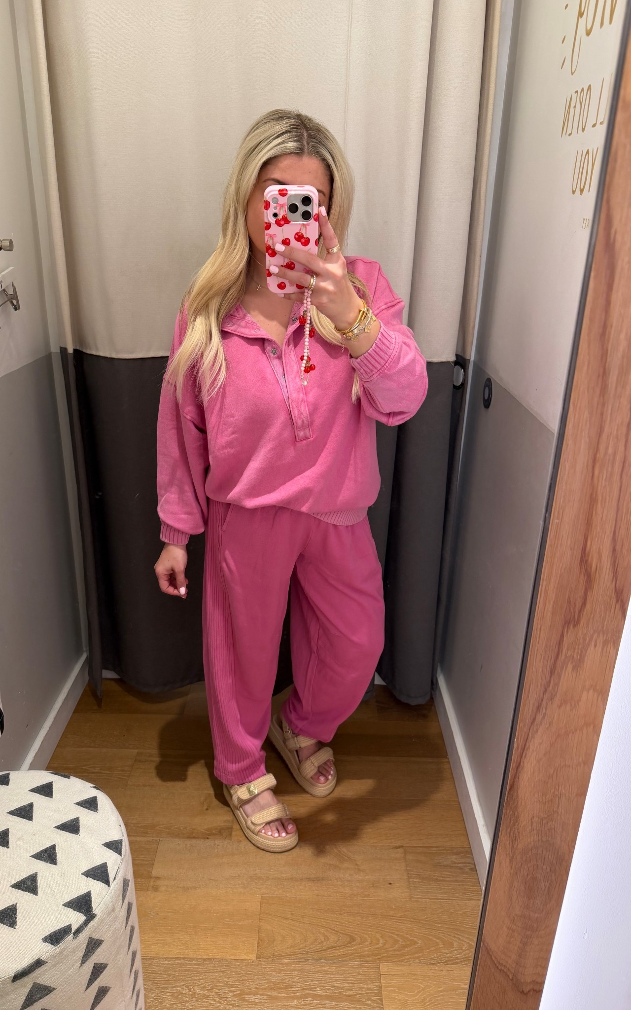 New @Aerie  matching set!
Size small 
Sandals up 1/2 a size 
