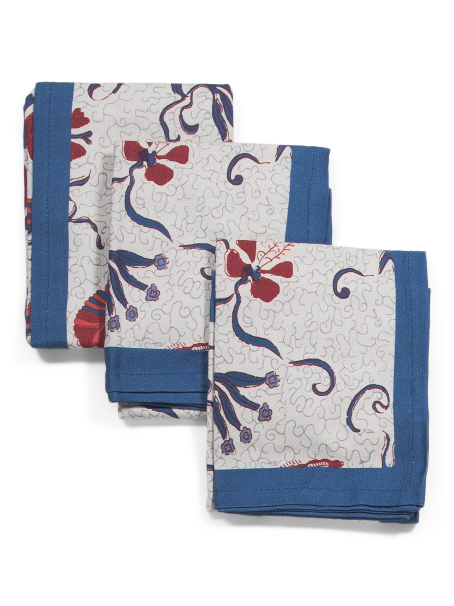 Set Of 3 Fleur Des Indes Handmade Tea Towels | Kitchen & Dining Room | Marshalls | Marshalls