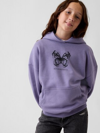 Kids VintageSoft Oversized Logo Hoodie | Gap (US)