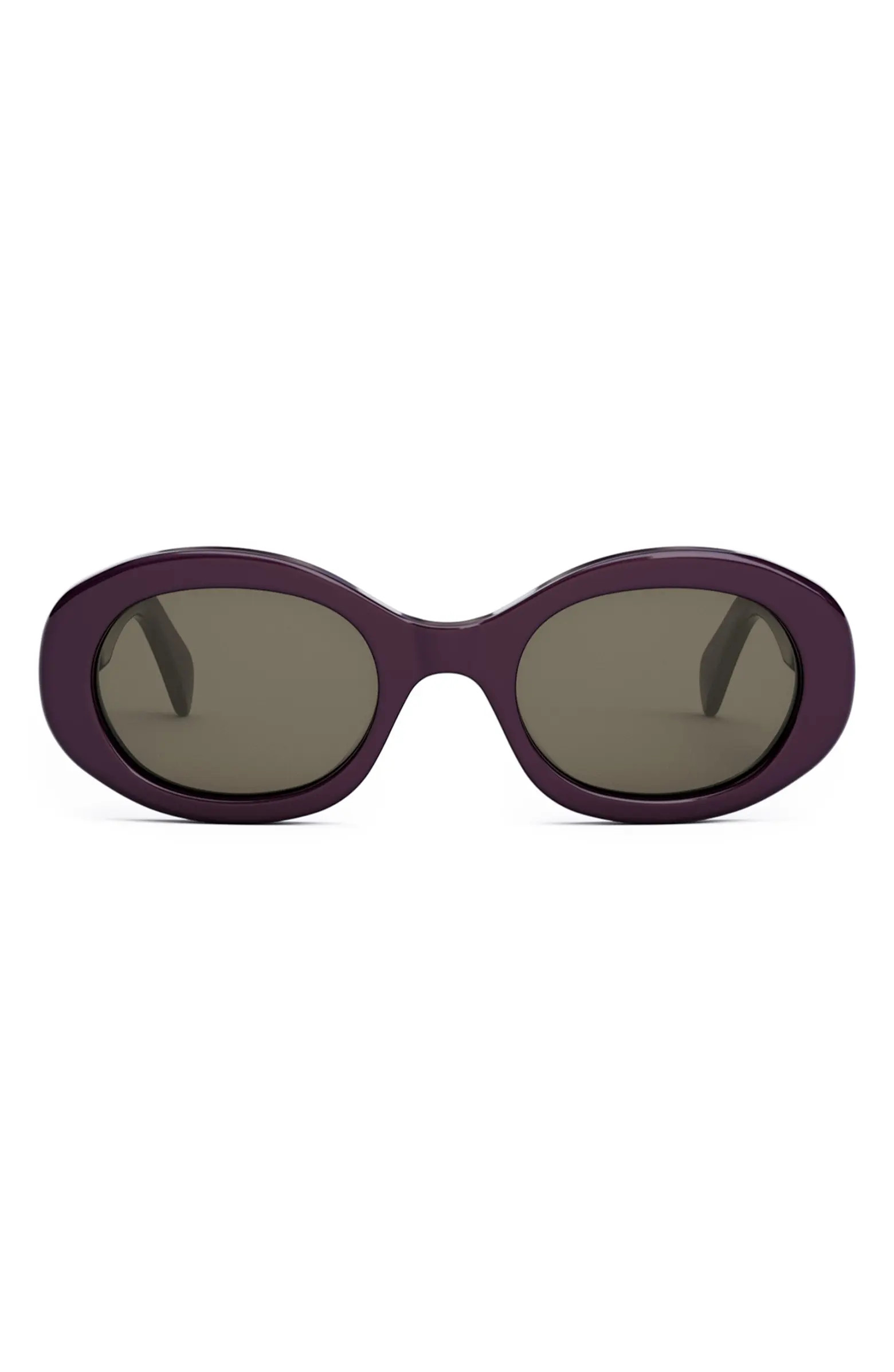 Triomphe 52mm Oval Sunglasses | Nordstrom