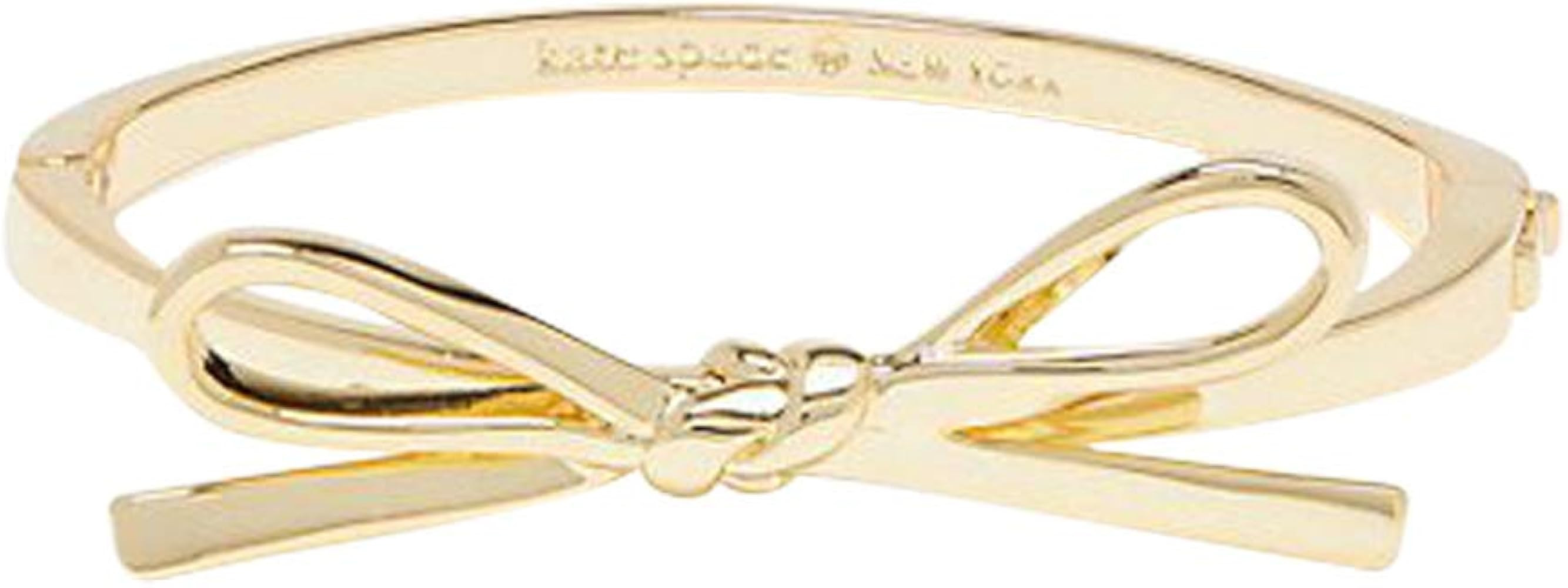 Kate Spade New York Skinny Mini Gold Bow Bangle Bracelet | Amazon (US)