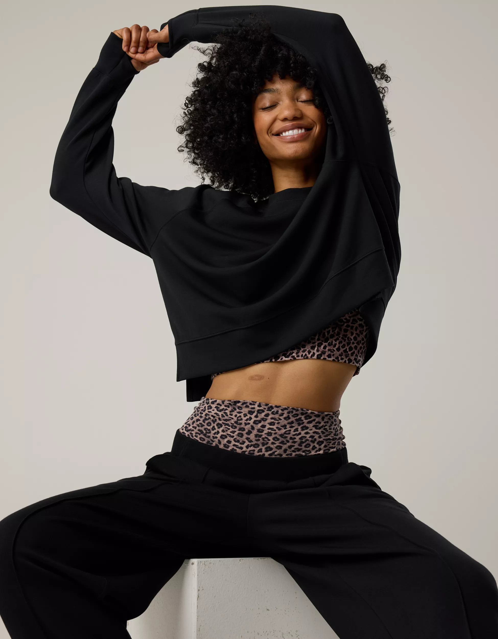 OFFLINE By Aerie ChillUp Crewneck Sweatshirt | Aerie