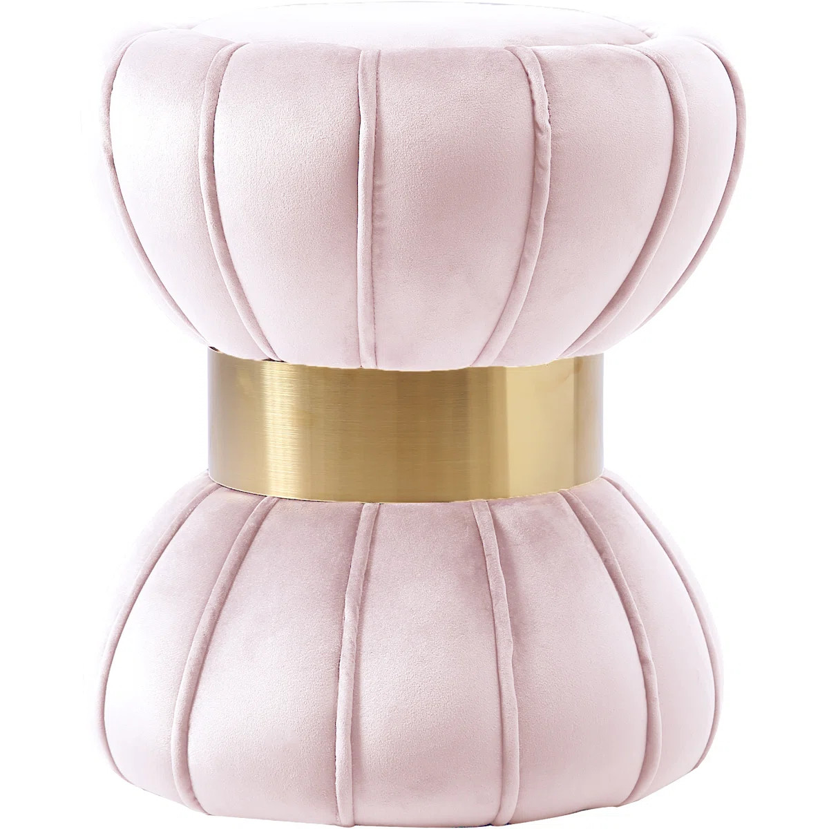 Cerjio Velvet Ottoman | Wayfair North America