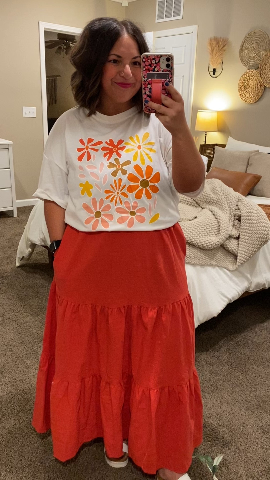 Maxi skirts, a tee & sandals are the ultimate teacher outfit combo! ✨ Comfy, stylish, and ready for the day. 🧡

sandals: fit true to size // wearing a 5
skirt: fits true to size // wearing a large
tee: fits oversized // wearing a large 

 

#LTKMidsize #LTKWorkwear #LTKSaleAlert