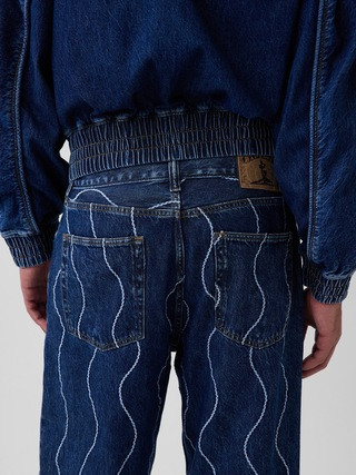 Gap × HFR Embroidered Baggy Jeans by Daveed Baptiste | Gap (US)