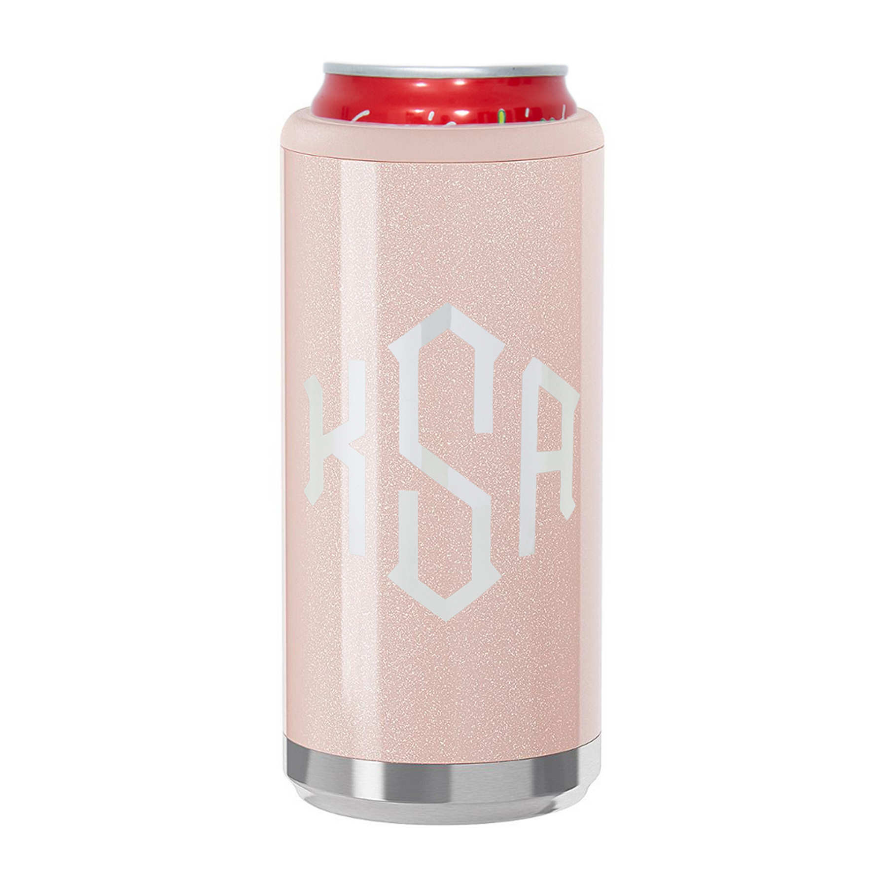 Monogrammed Slim Can Koolie | Marleylilly