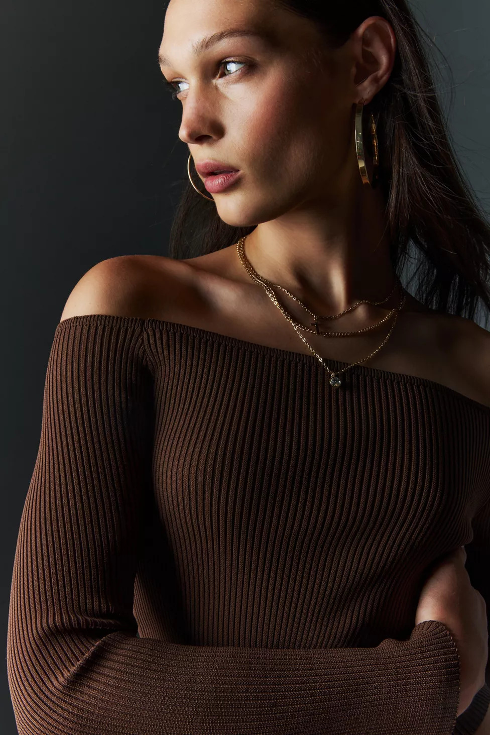 Silence + Noise Berlin Off-The-Shoulder Sweater | Urban Outfitters (US and RoW)