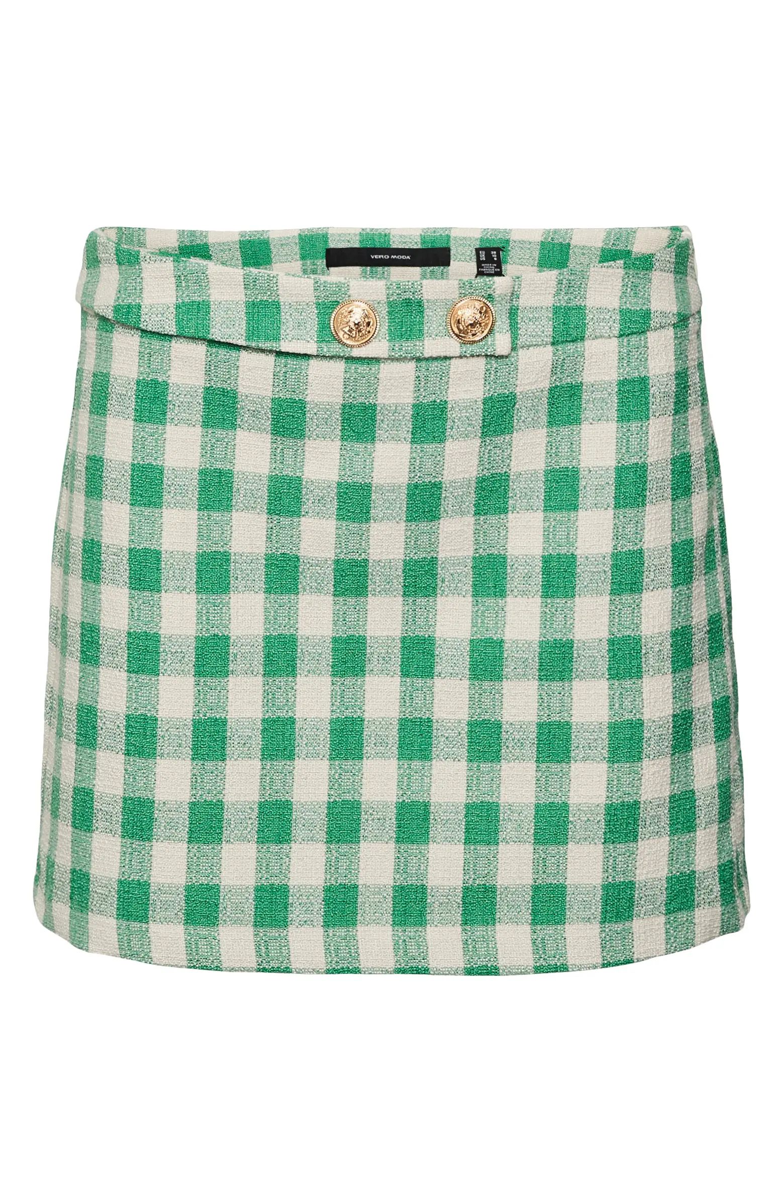 Bree Lil Check Tweed Miniskirt | Nordstrom