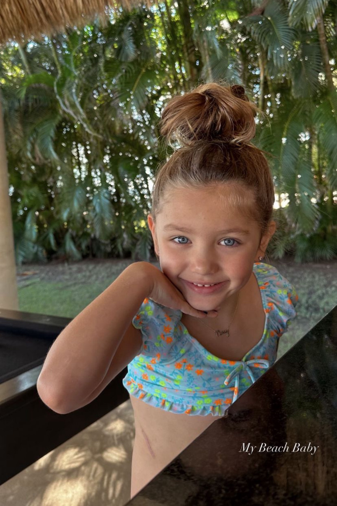 Navy girl 😍🌴 I linked some of the cutest swimwear on sale today! 

swim l girls swim

#LTKswim #LTKkids