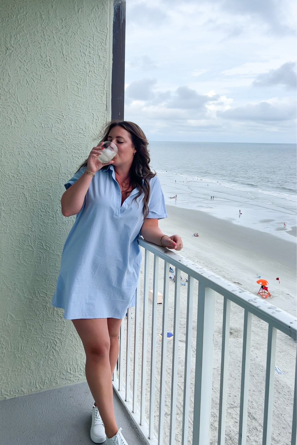 casual vacation dress 🌊🥂 collard dress • tshirt dress • casual dress • white leather sneakers 

#LTKunder50 #LTKstyletip #LTKSeasonal