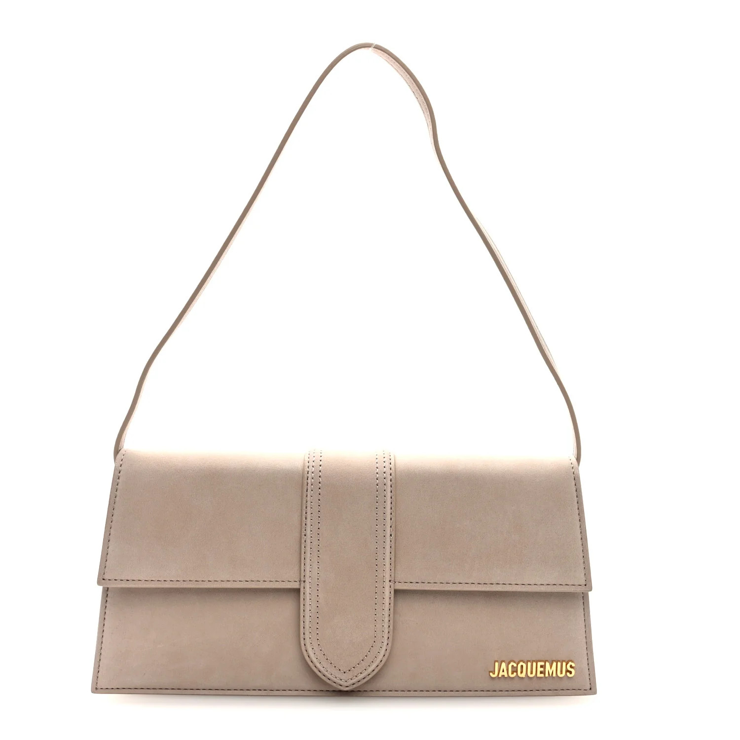 Suede Le Bambino Long Dark Beige | FASHIONPHILE (US)