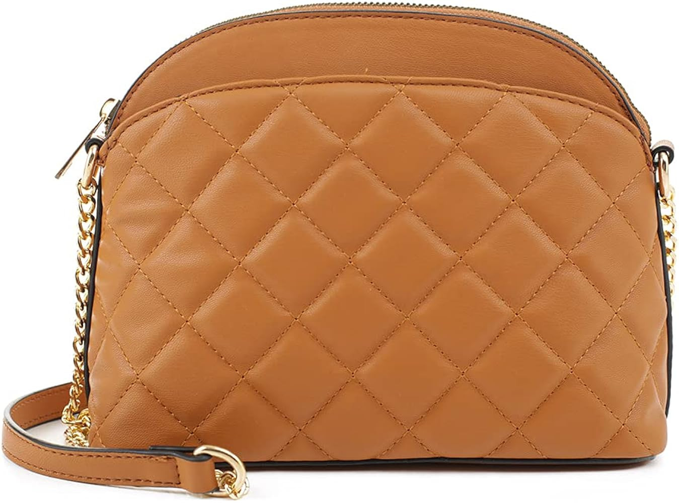 EVVE Quilted Crossbody Bags for Women - Trendy Purse for Travel - Lightweight Medium Size Bag w/C... | Amazon (US)