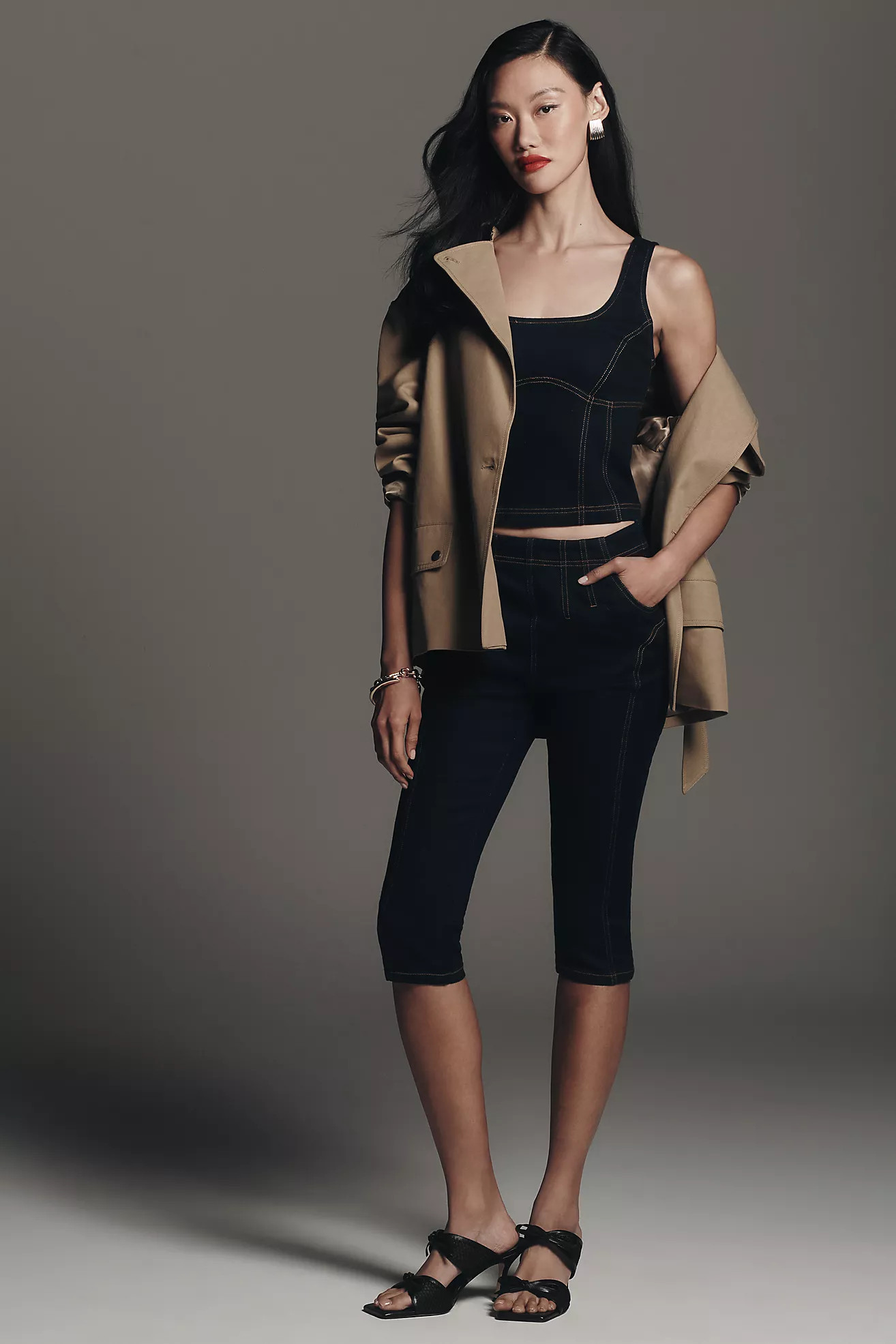 The Bella Capri High-Rise Straight Jeans by Pilcro | Anthropologie (US)