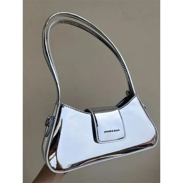 Indenis - Metallic Shoulder Bag | YesStyle Global