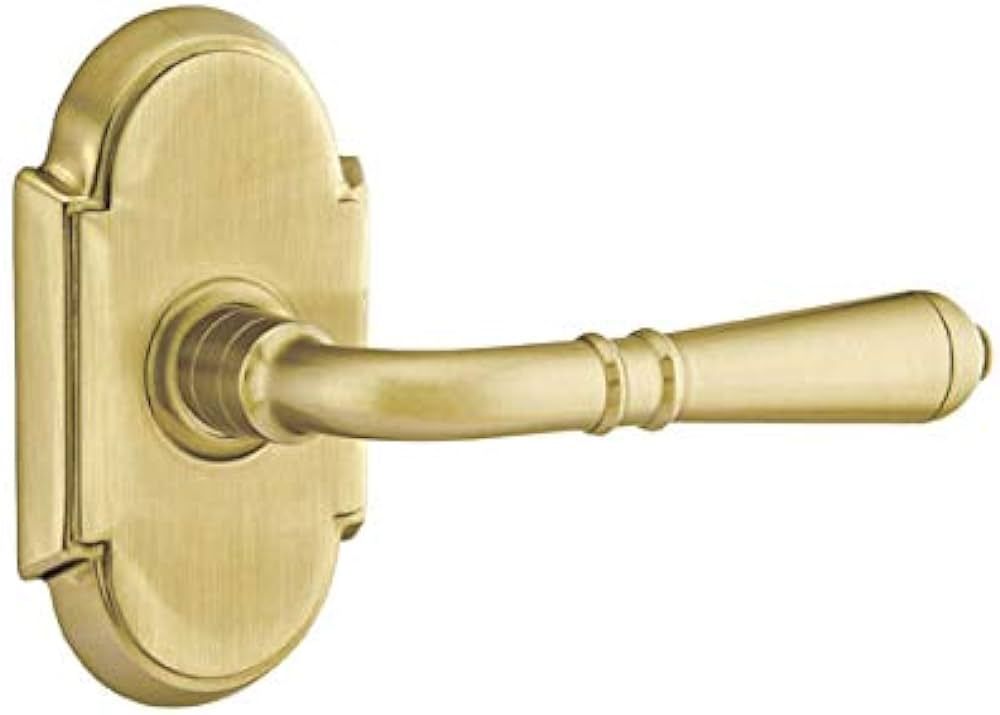 EMTEK #8 Rosette Privacy Set with Matching Finish Turino Lever - Available in 10 Finishes - Choic... | Amazon (US)