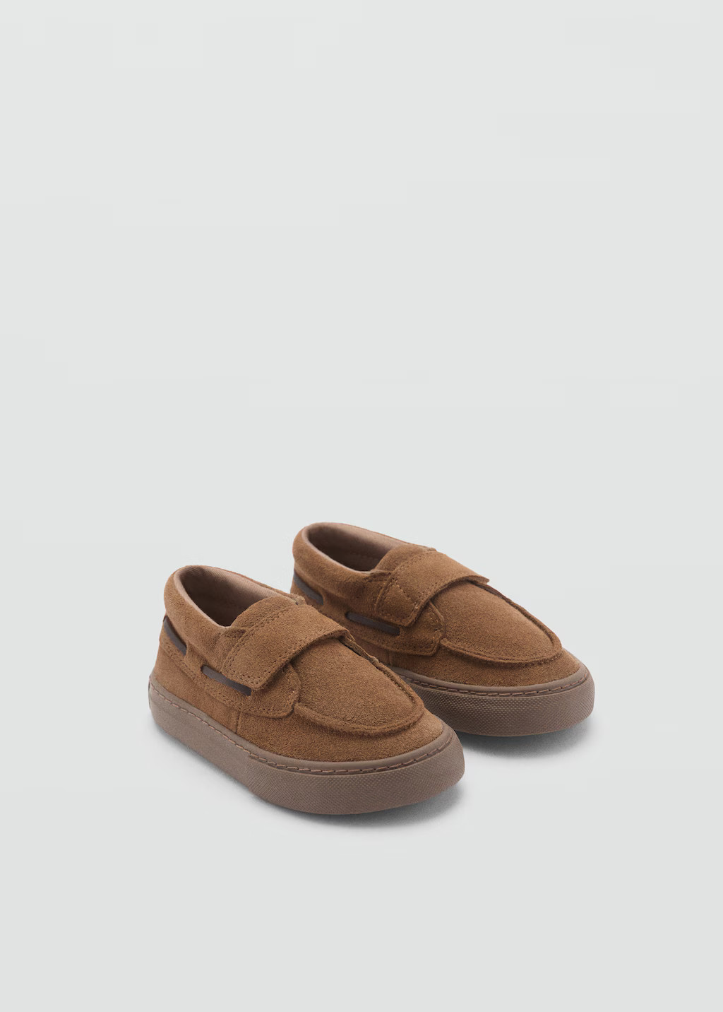 Leather boat shoes | MANGO (US)