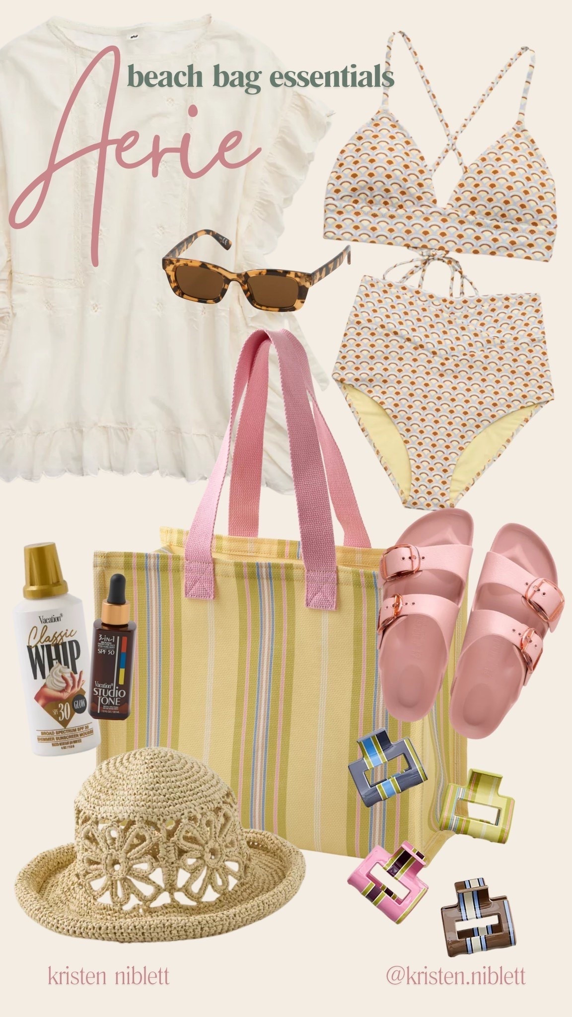 Beach bag essentials featuring Aerie! ☀️🌊👙

#LTKxAerie #LTKSaleAlert