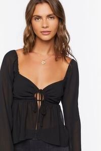 Chiffon Split-Hem Top | Forever 21 | Forever 21 (US)