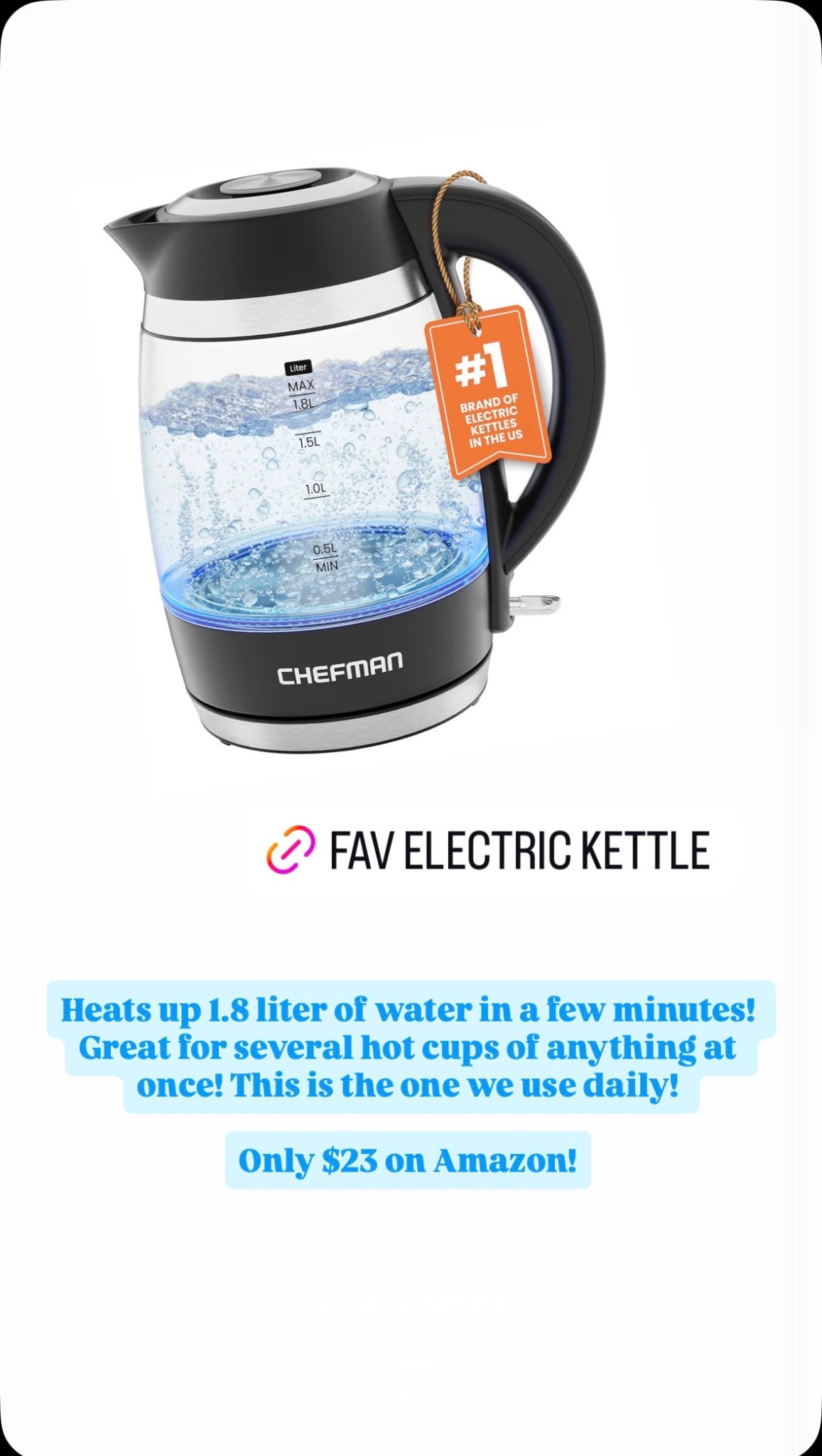My daily kettle for my family of 5! We especially use this the most during the winter but great for all seasons! 

#LTKselfcare #LTKmomlife #LTKdayinmylife