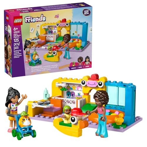 LEGO Friends Aliya's Baby Sister's Playroom Building Toy - Pretend Play Set for Kids, Girls and Boys, Ages 6+ - with 2 Minidolls, Baby Figure, and Stroller - Gift Idea for Birthdays - 42645 | Amazon (US)