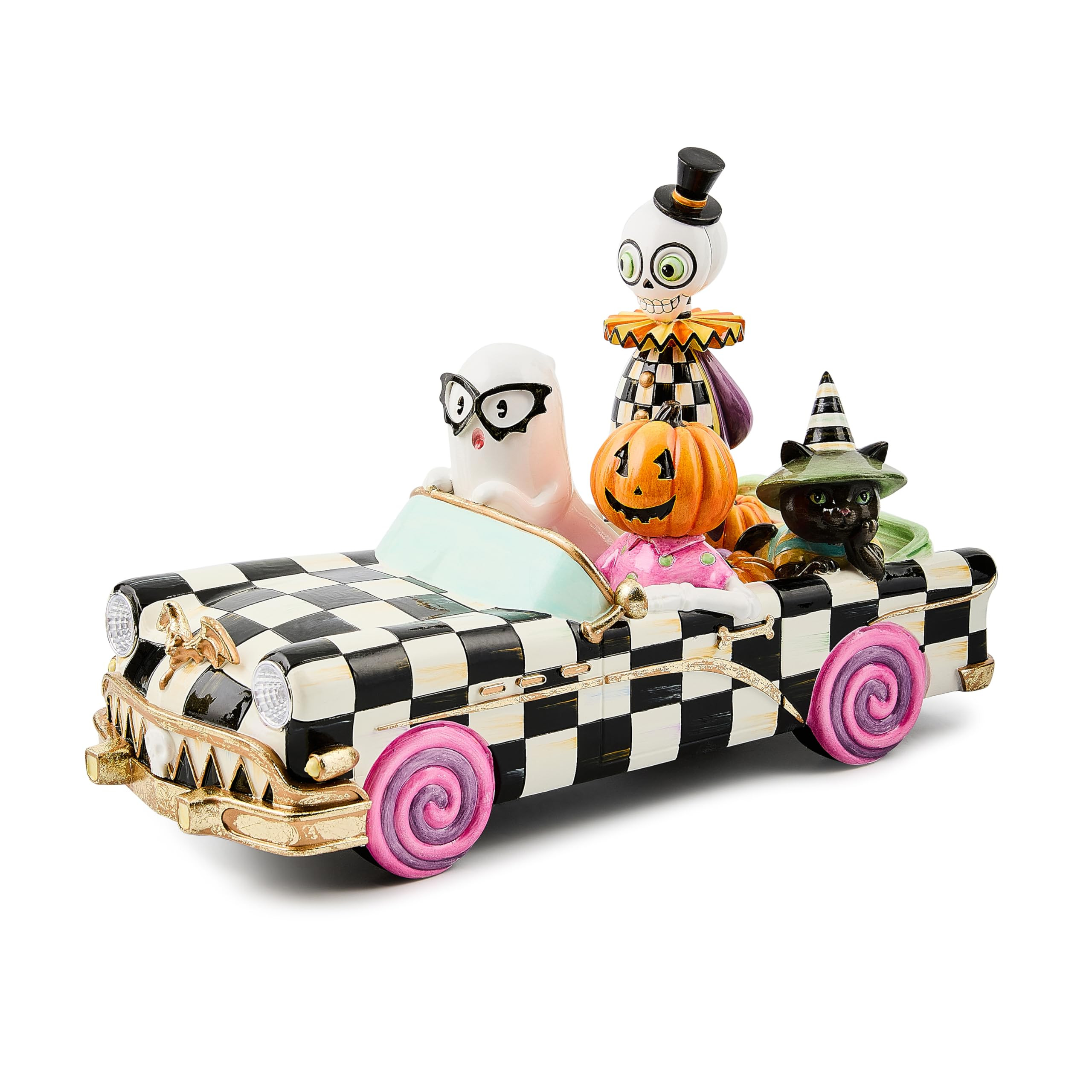 MACKENZIE-CHILDS Resin Boo Family Car, Halloween and Fall Home Decor, Trick or Treat | Amazon (US)