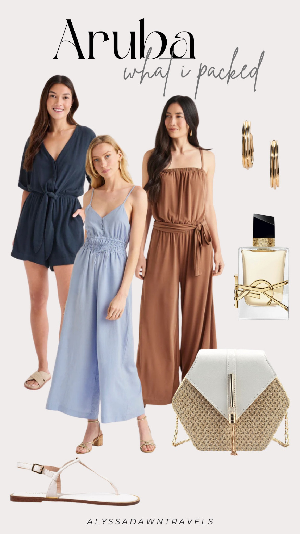 What I packed for our Aruba trip! ☀️

Romper, jumper, sandals, gold jewelry, perfume, purse, vacay, resort outfit, outfit inspiration, cruise outfit 

#LTKbeauty #LTKstyletip #LTKtravel