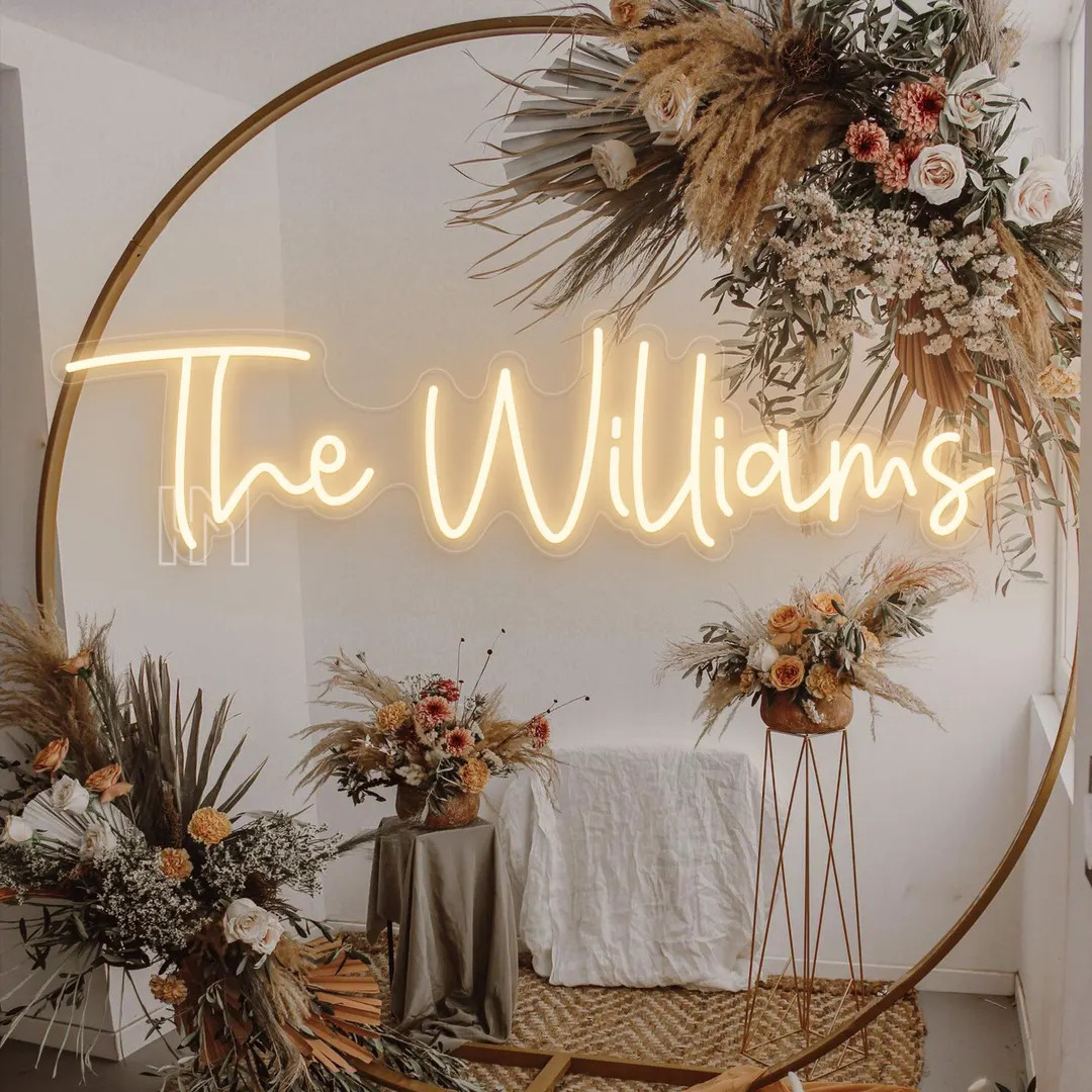 Custom Neon Name Sign Wedding Decor, Rustic Wedding Signs Wedding Centerpieces, Wedding Table Sig... | Etsy (US)