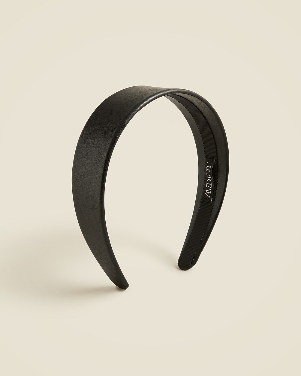 Retro leather headband | J. Crew US