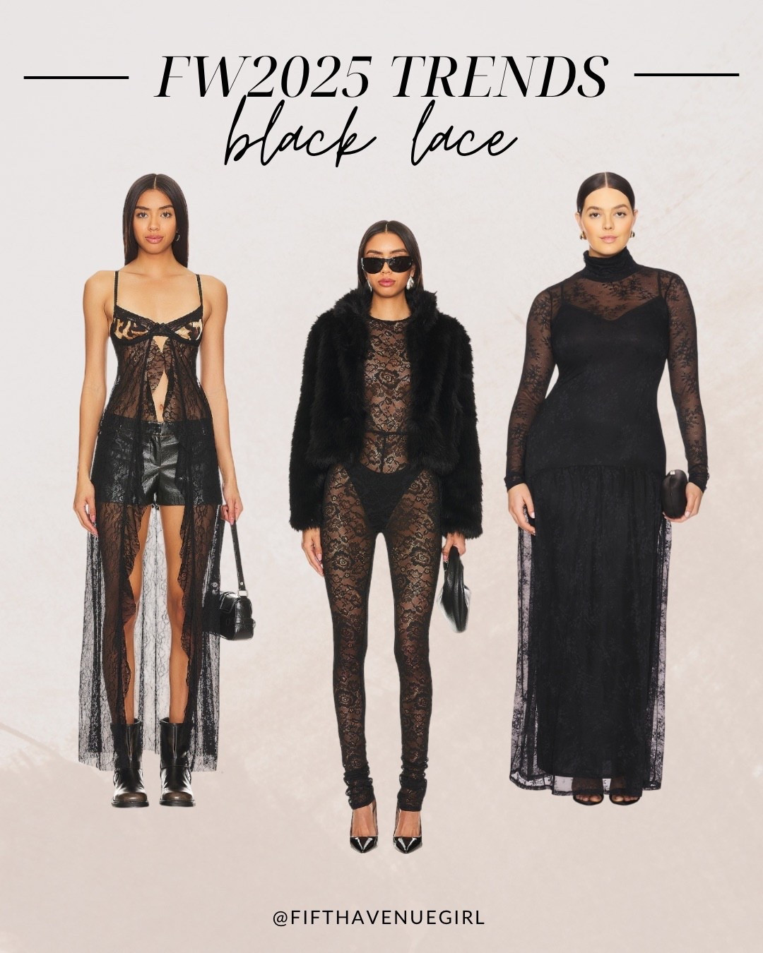 FW2025 Trends: Black Lace 🖤

#LTKSeasonal #LTKParties #LTKStyleTip