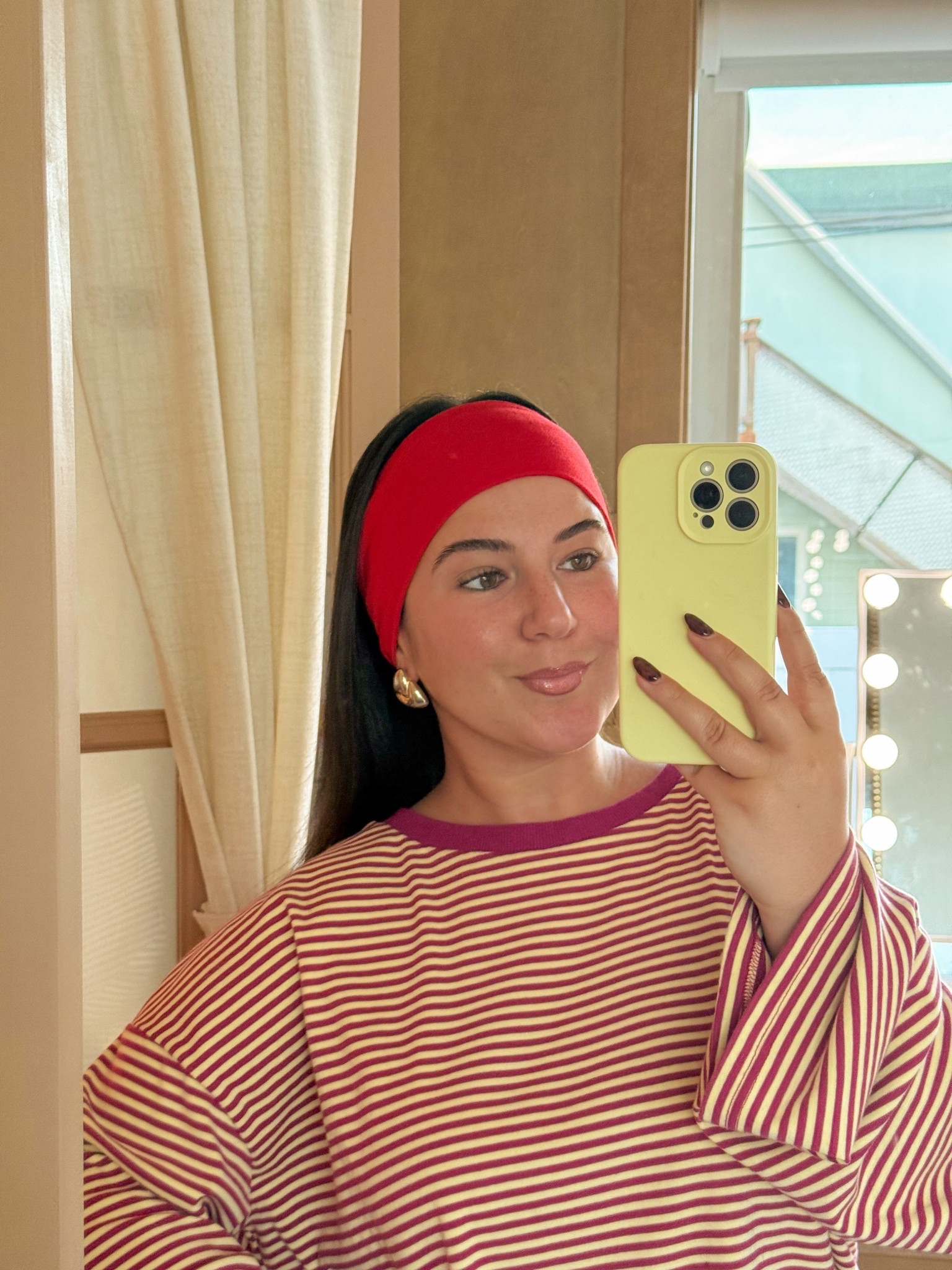 headband is sold out in red but still available in black! // winter accessories, stripes, winter fashion

#LTKFindsUnder50 #LTKootd #LTKBeauty