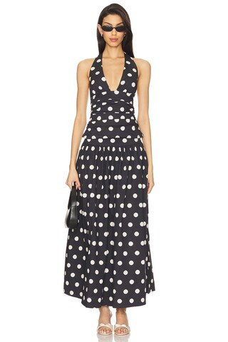 Lovers and Friends Deven Top in Black Polka Dot from Revolve.com | Revolve Clothing (Global)