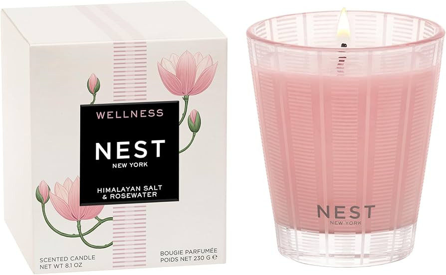 NEST New York Scented Classic Candle, Himalayan Salt & Rosewater - 8.1 oz - Up to 60-Hour Burn Ti... | Amazon (US)