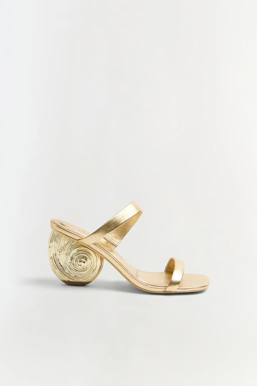 Marion Metallic Leather Shell Heel | Simkhai