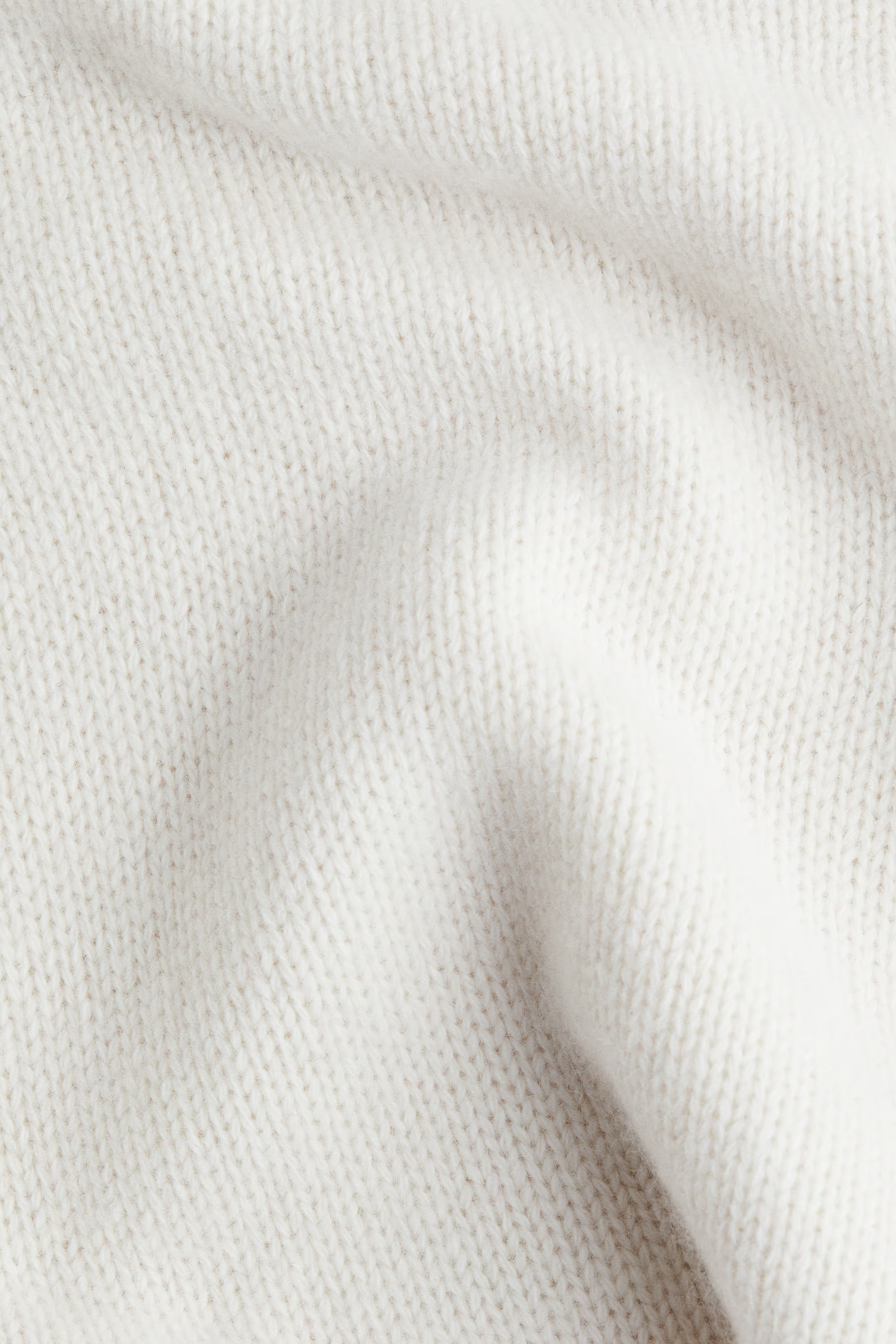 Cashmere-blend jumper - Cream - Ladies | H&M GB | H&M (UK, MY, IN, SG, PH, TW, HK)