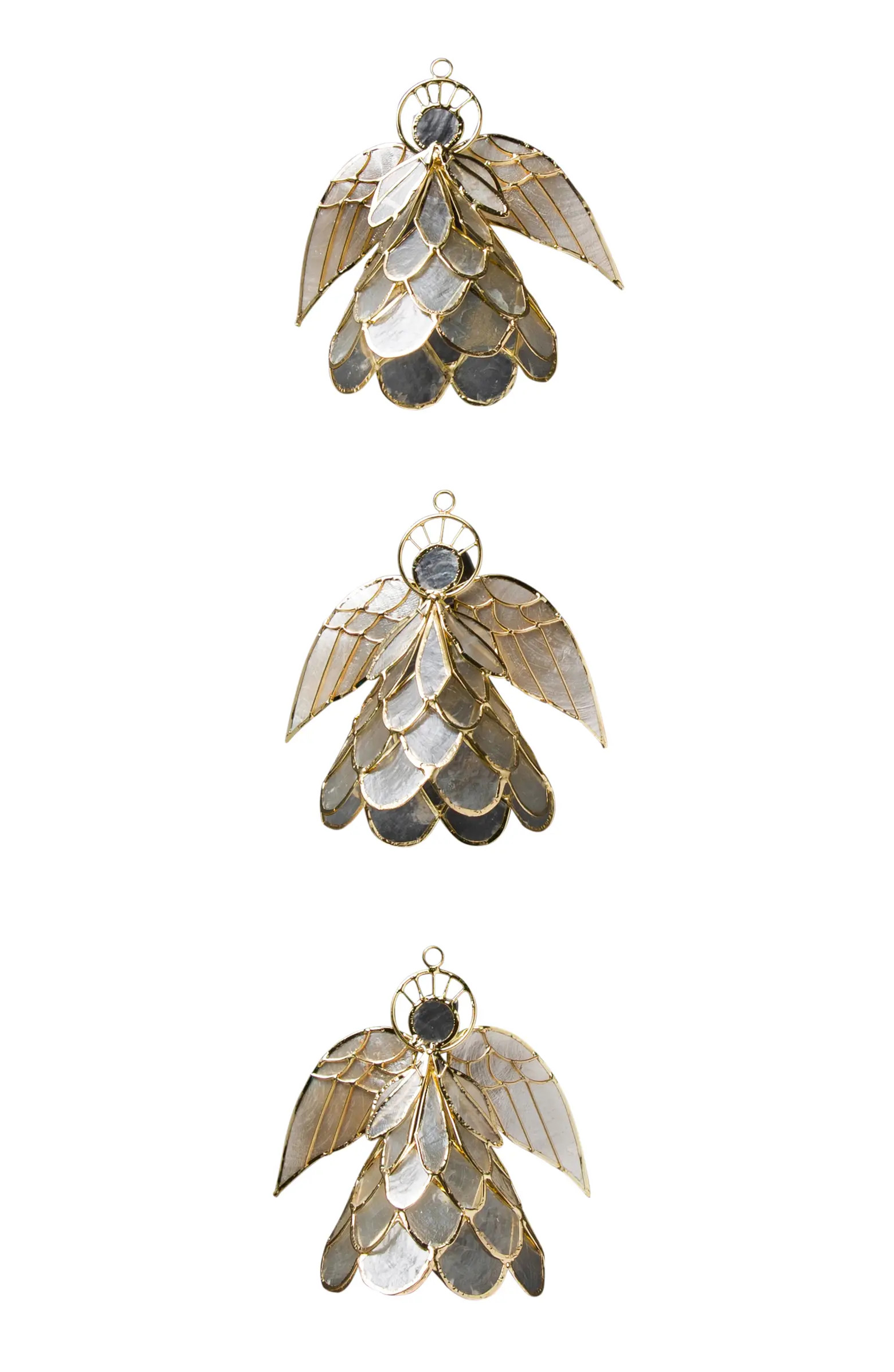 Balsam Hill Angel Capiz Ornament Set | Nordstrom | Nordstrom