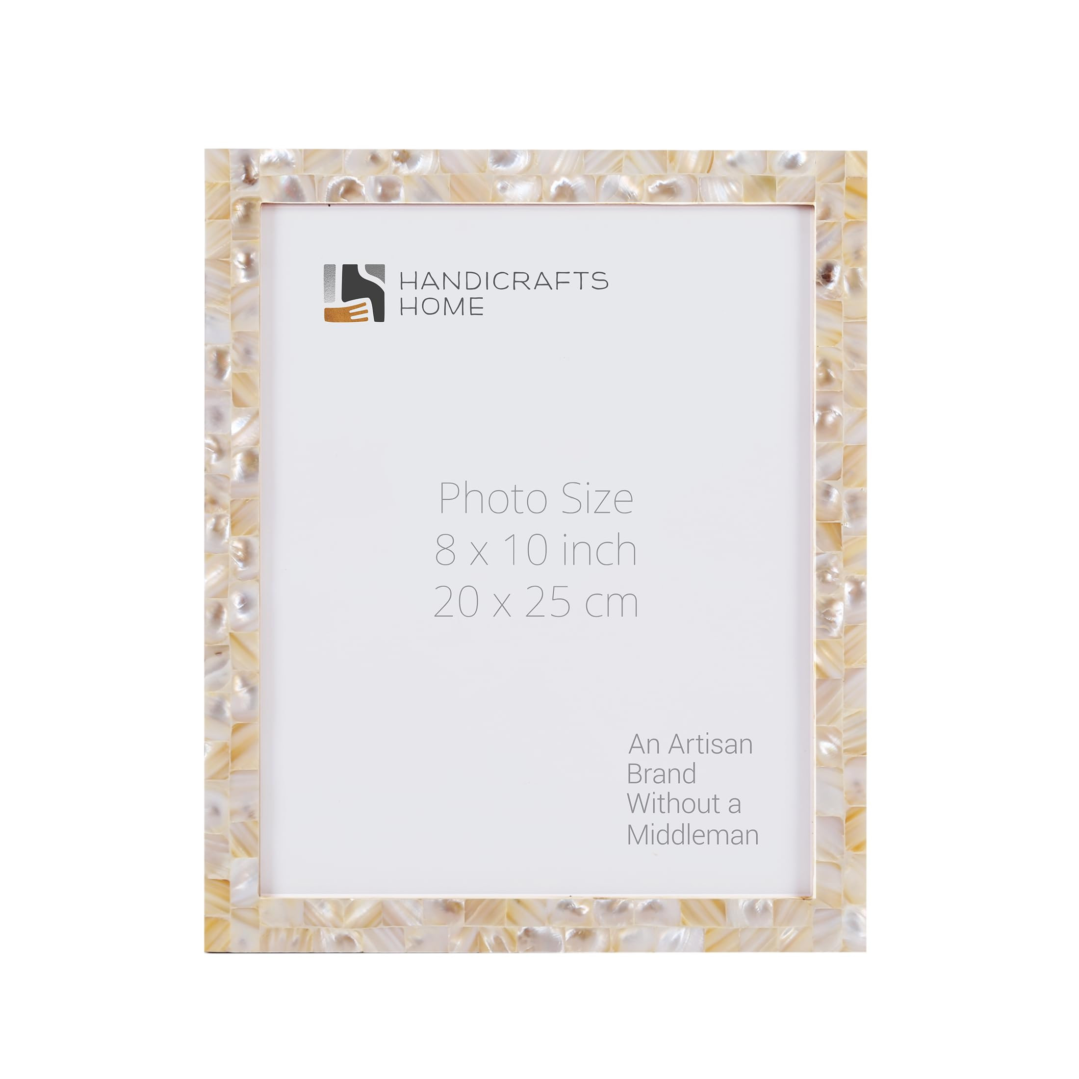 Handicrafts Home 8x10 Picture Frame Mother of Pearl Collection- Handcrafted Small Frame for Livin... | Amazon (US)