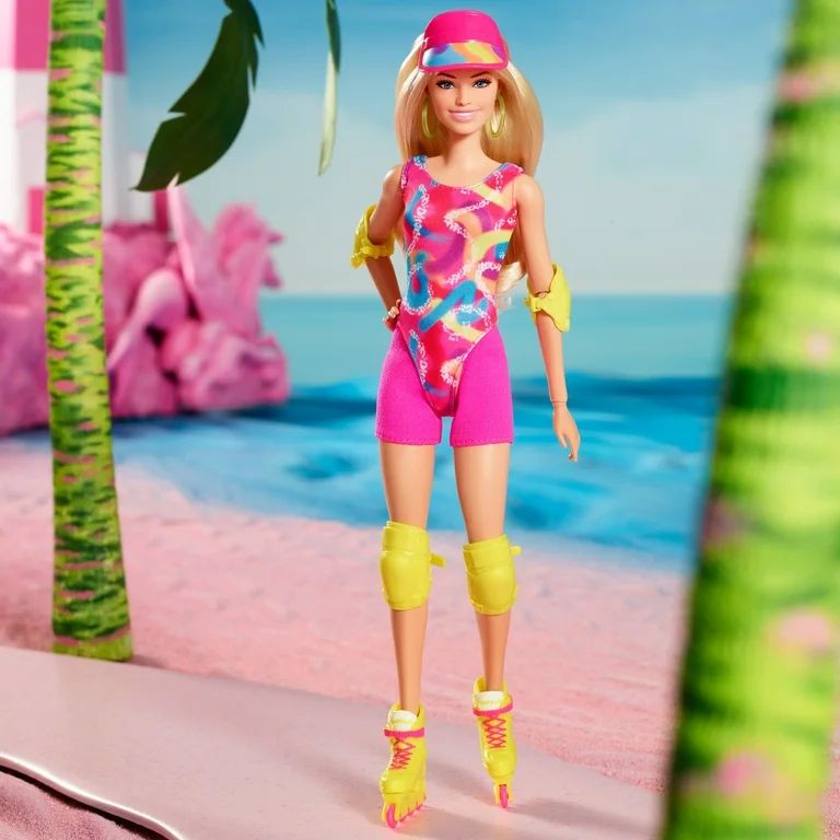 Barbie The Movie Collectible Doll, Margot Robbie as Barbie in Inline Skating Outfit | Walmart (US)
