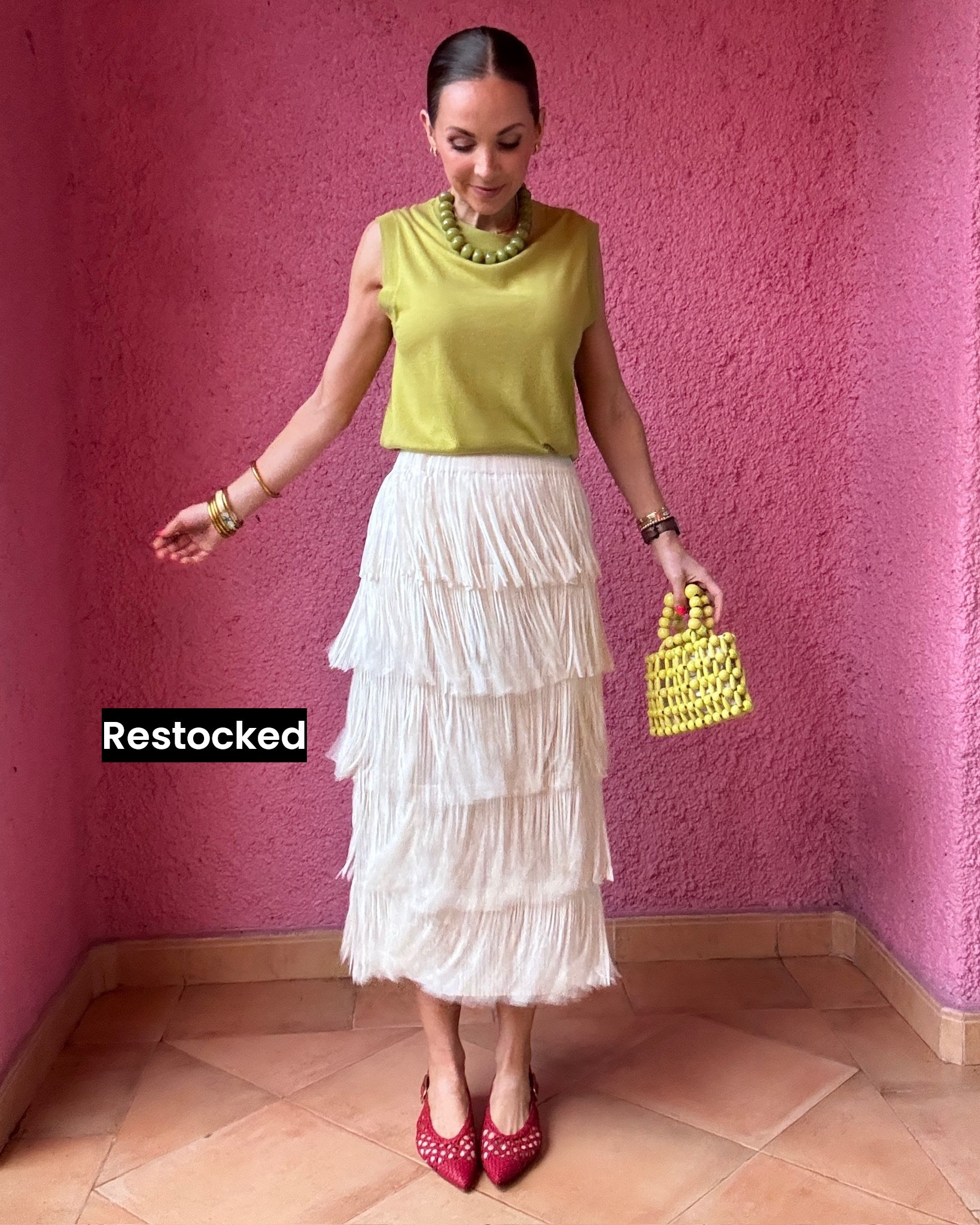 This fun skirt is restocked! Runs TTS 

#LTKootd #LTKgrwm