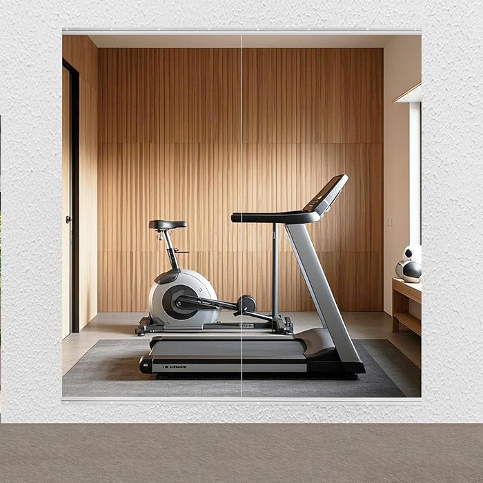 2 PCS Tempered Glass Home Gym Mirror 48 x 24 Inch (Each), Full Length Wall Mounted & Frameless Fu... | Amazon (US)