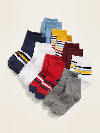 Crew Socks 8-Pack for Toddler Boys & Baby | Old Navy (US)