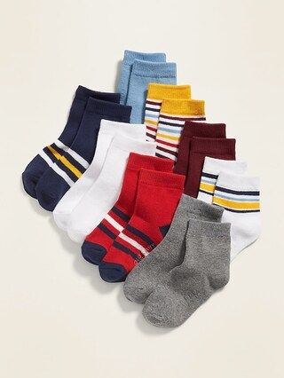 Crew Socks 8-Pack for Toddler Boys & Baby | Old Navy (US)