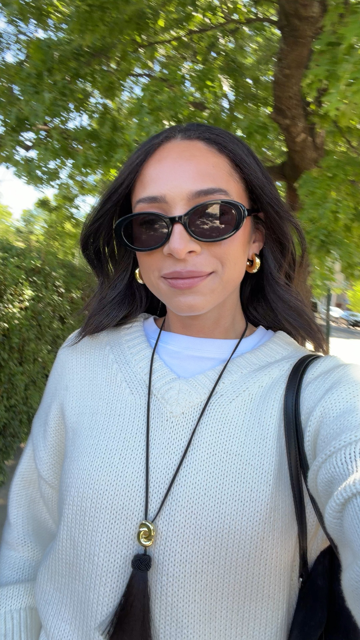 Casual spring outfit for lunch and errands today! Size S in cotton sweater, S in oversized tee, 28 in jeans (sized up for a more relaxed fit) 

#LTKootd