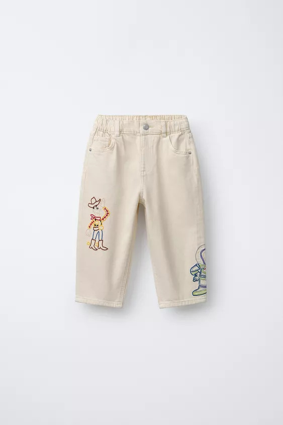 TOY STORY © DISNEY PIXAR EMBROIDERED BAGGY TWILL PANTS | Zara US