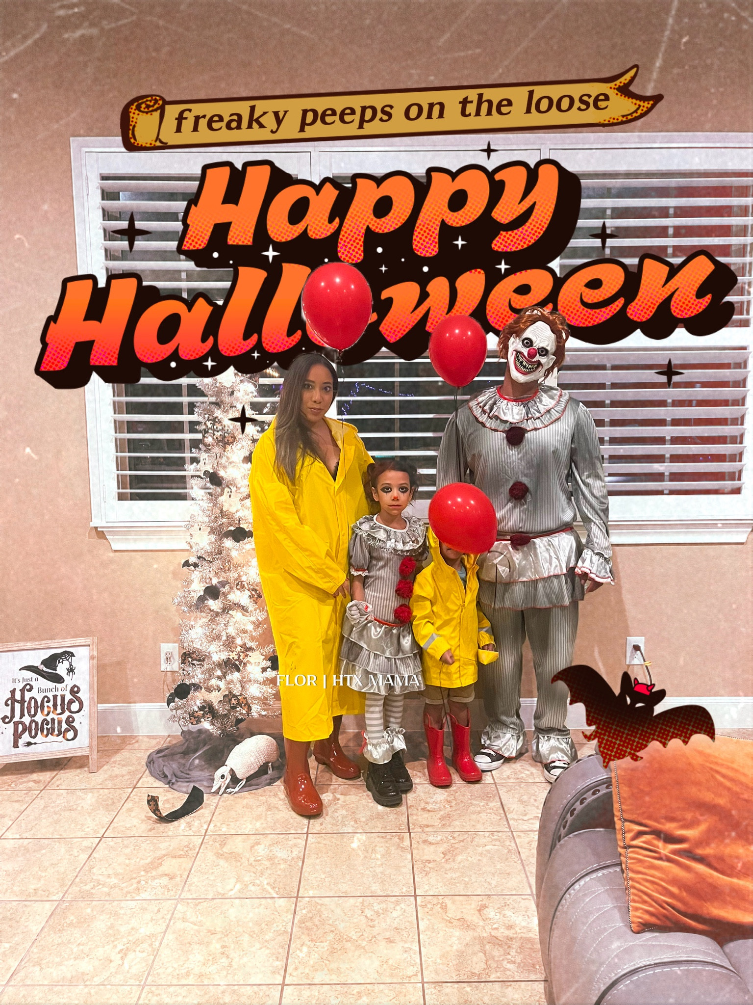 We’re not clowning around, our IT costumes won first prize - you could say we ‘floated’ to the top! 😆🖤🩸 #it #itmovie #halloween #familycostumeideas #pennywise

#LTKHalloween #LTKFamily